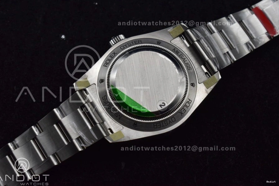 Edition Black 116400 SS on Green Dial Sapphire Real SS SA 1:1 904L Stylish Best Bracelet 904L VSF Milgauss 914 GV 0704